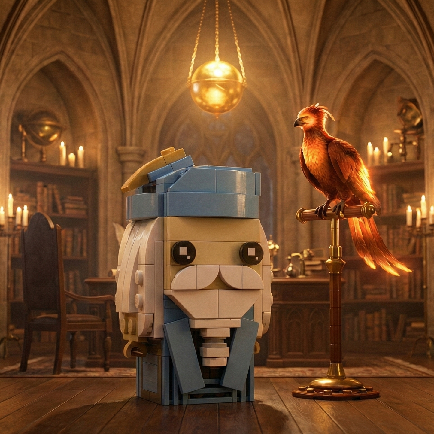 Silverbear'd Archmage — Block Legends Figure