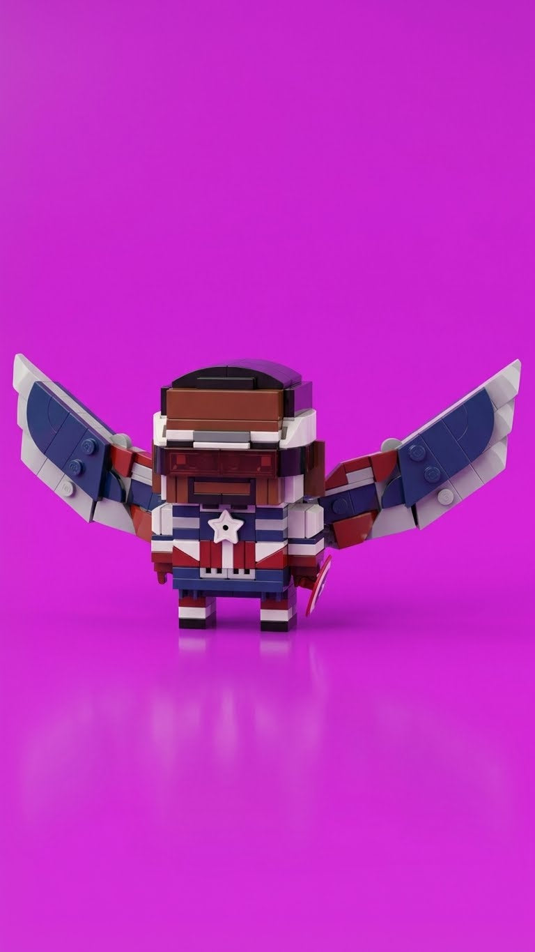 Silver Wing Guardian — Block Legends Figure