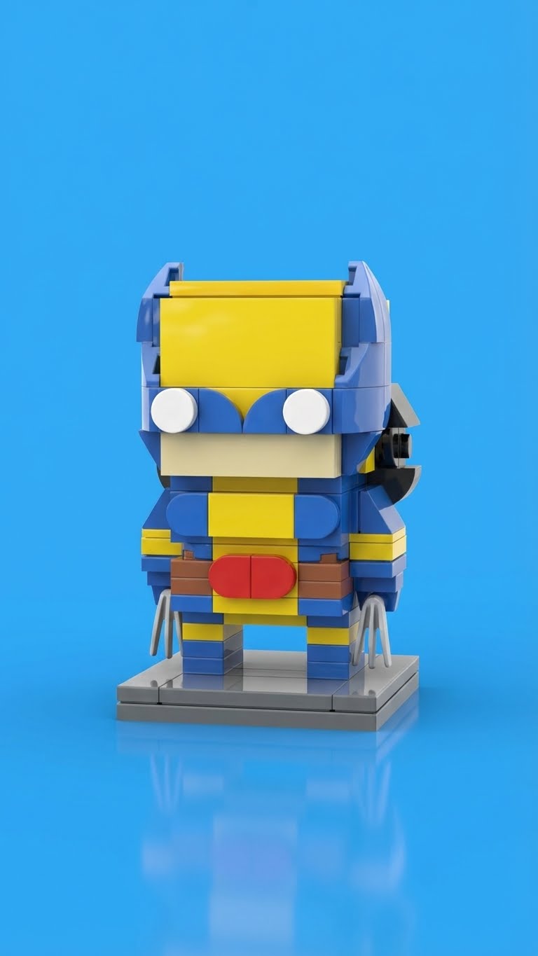 Yellow Spandex — Block Legends Figure