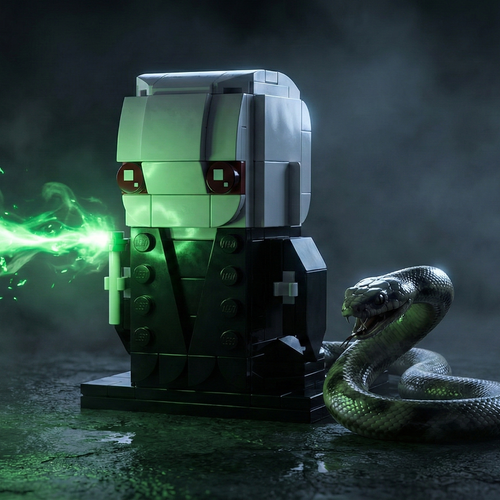 Noseless Dark Wizard — Block Legends Figure