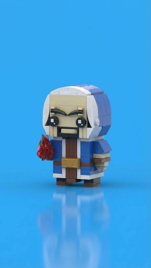 Fireball Uncle — Block Legends Figure