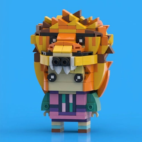 Lion-Hat Loony — Block Legends Figure