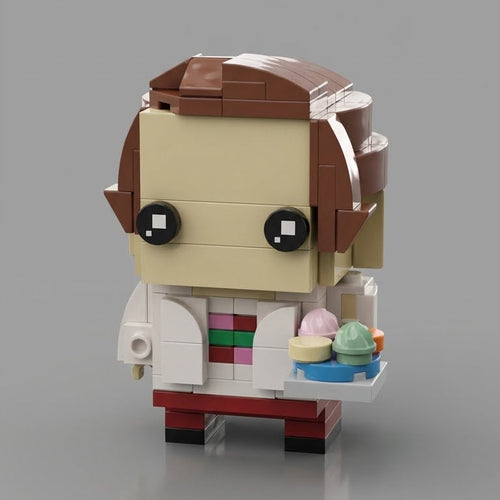 Neck-Stretching Auntie — Block Legends Figure