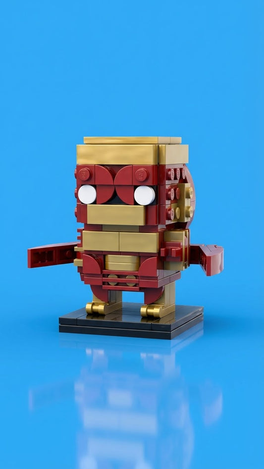 Burned Clockmaster with Vines — Block Legends Figure