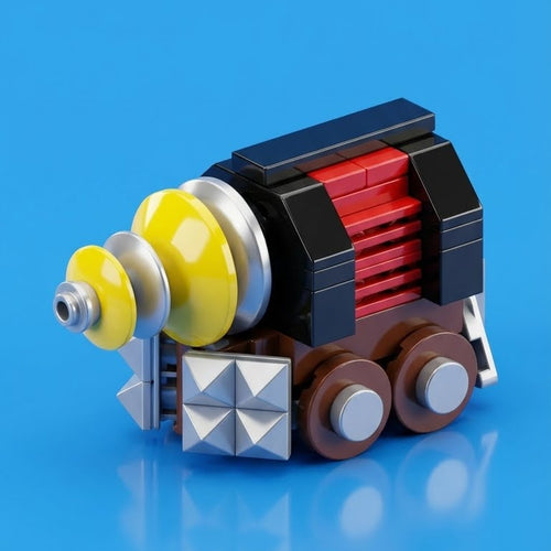 Charged Trash Can — Block Legends Figure