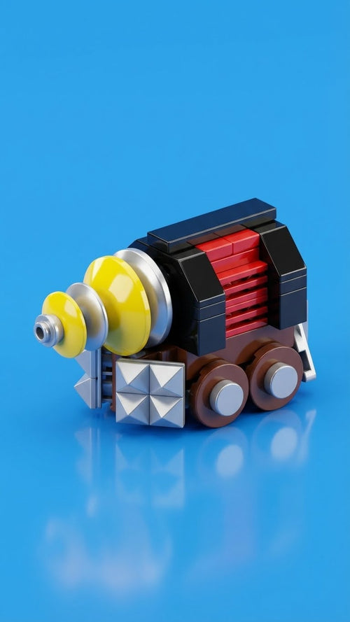 Charged Trash Can — Block Legends Figure