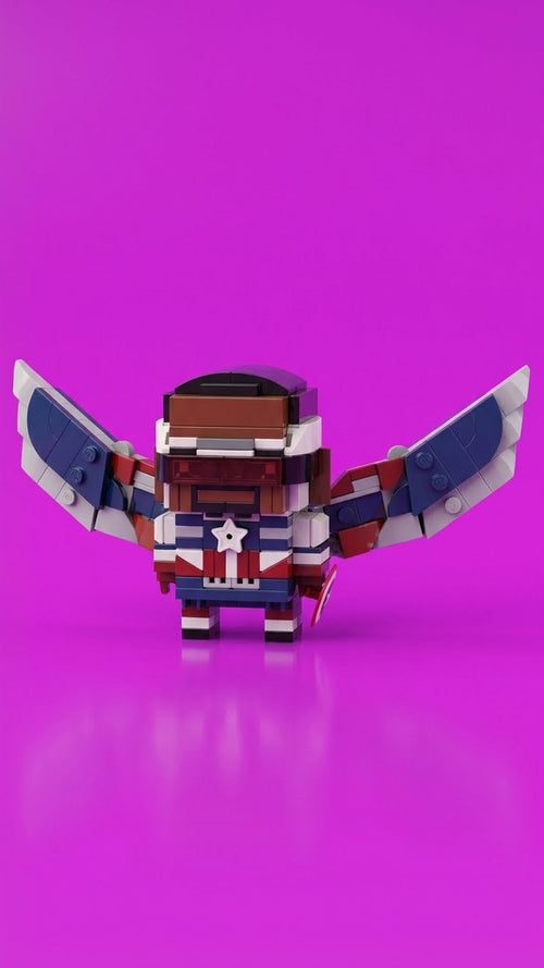 Silver Wing Guardian — Block Legends Figure