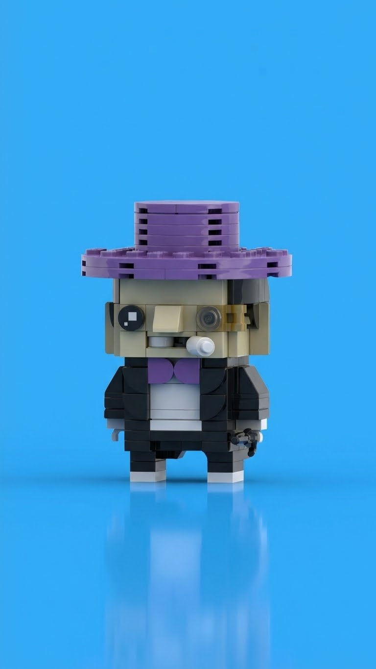 Purple-Hat Crime Penguin — Block Legends Figure