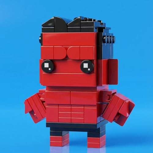 Red Fury Giant — Block Legends Figure