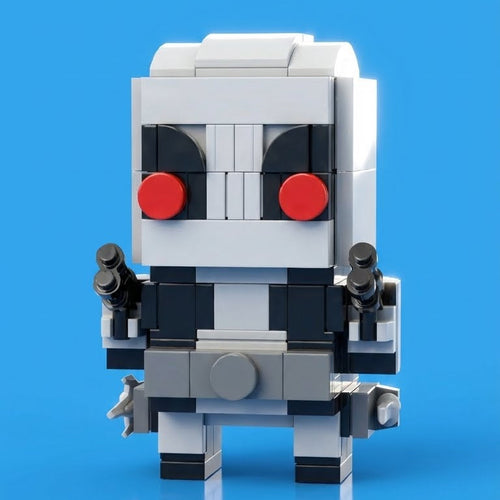 Silver Chimichanga Katana — Block Legends Figure