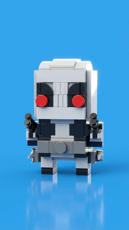 Silver Chimichanga Katana — Block Legends Figure