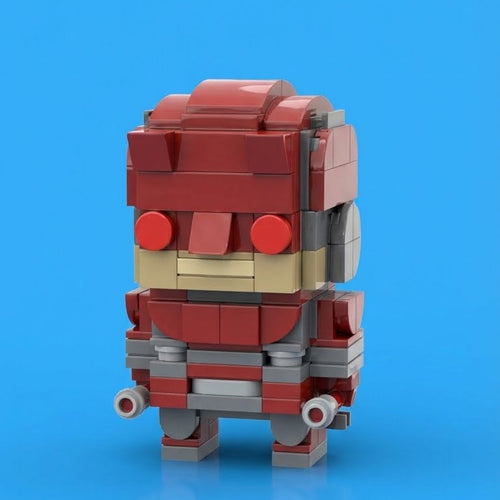 Ultimate Red Stick Fighter — Block Legends Figure