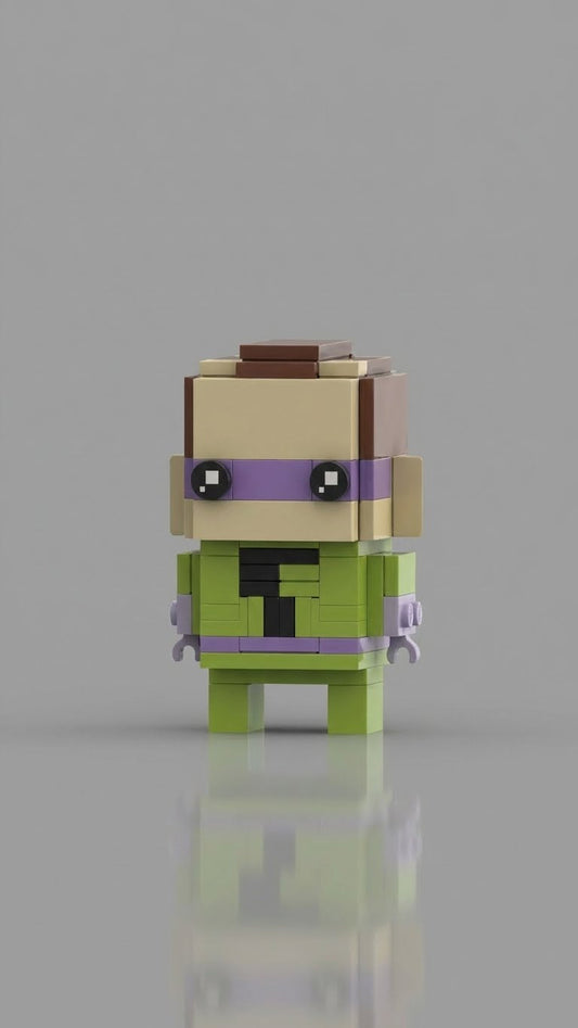 Green Question Trickster — Block Legends Figure