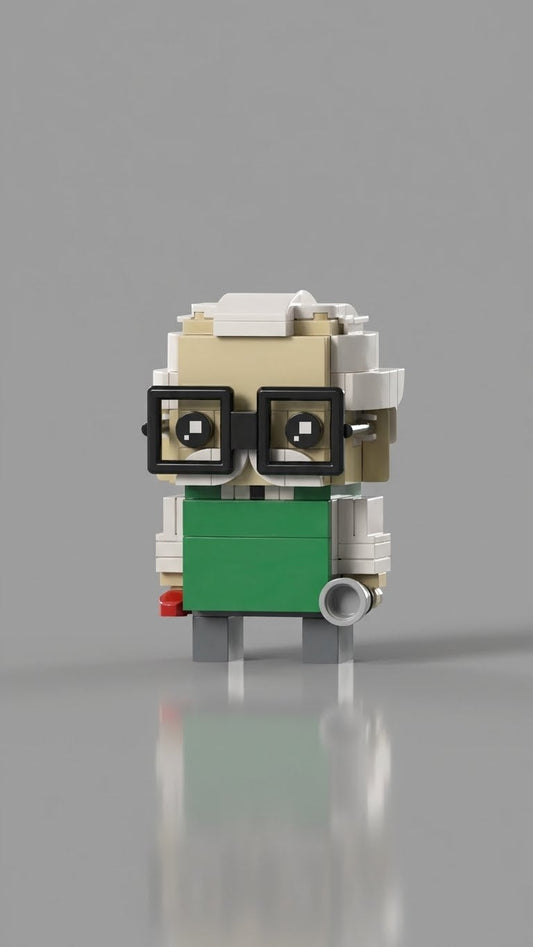 Grey-Haired Gentle Butler — Block Legends Figure