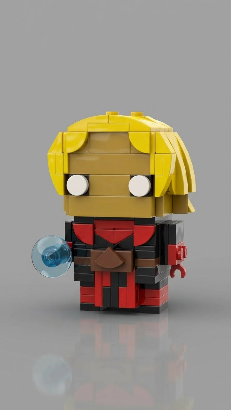 Golden Cosmic Savior — Block Legends Figure