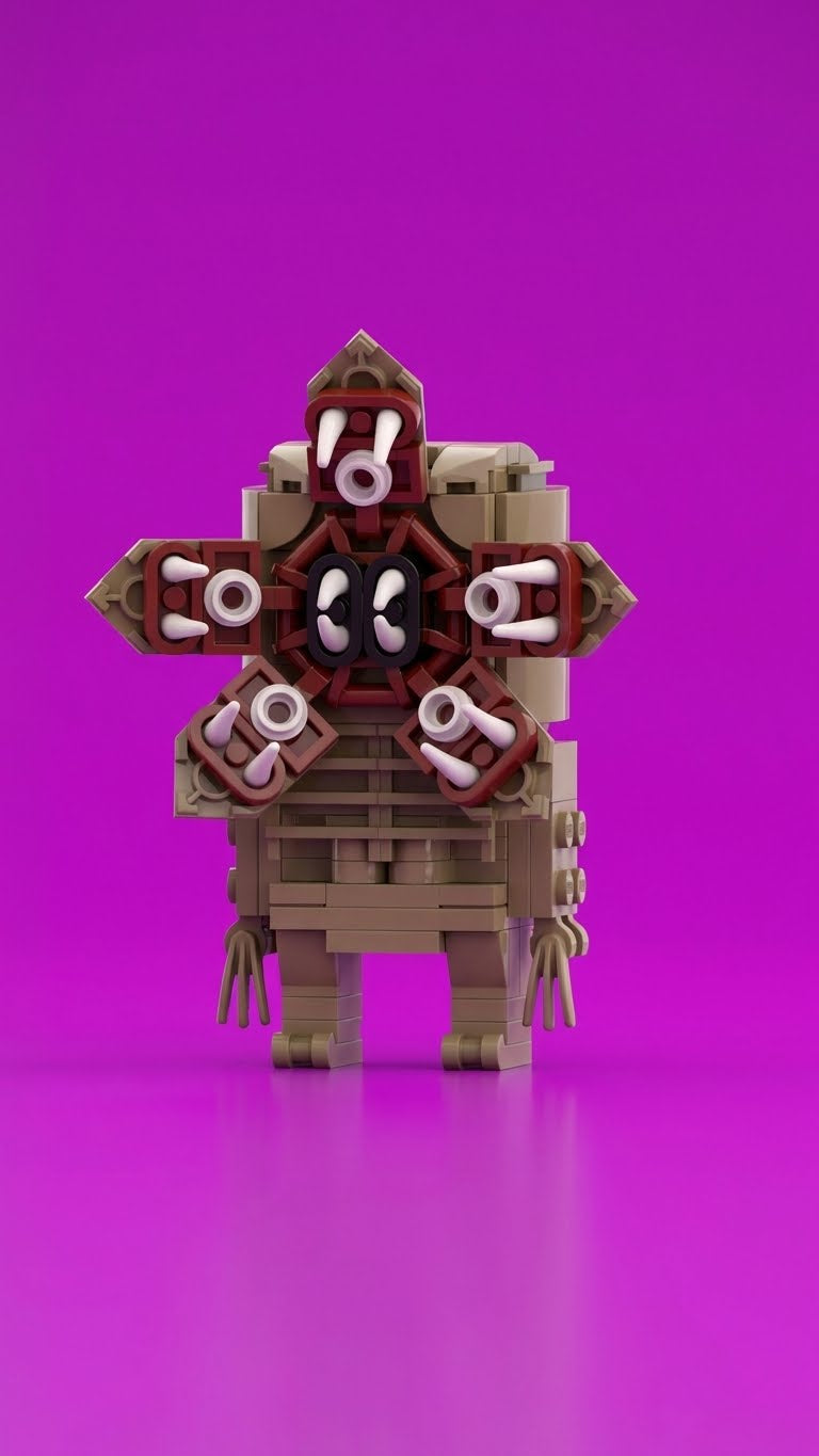 Flower Face Monster — Block Legends Figure