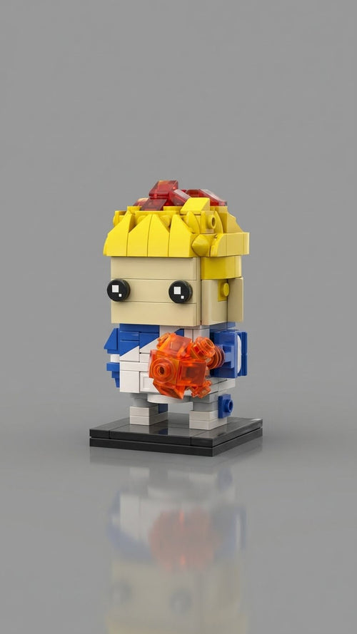 Living Fireball — Block Legends Figure
